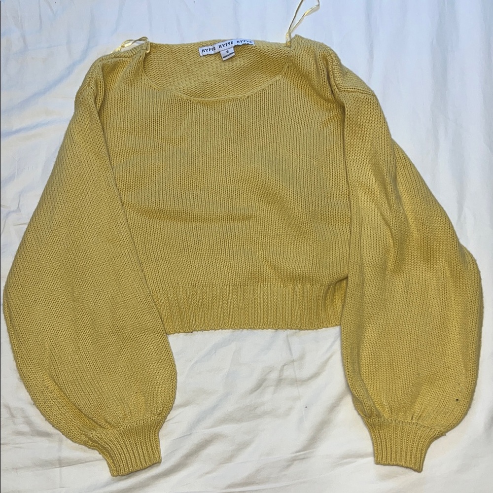 Yellow Knit Sweater